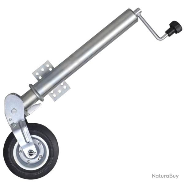 Roue de cric de remorque robuste 60 mm