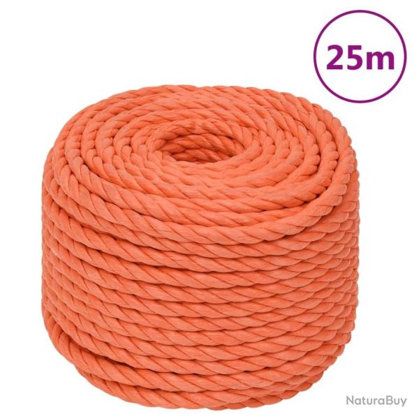 Corde de travail Orange 20 mm 25 m Polypropyl�ne