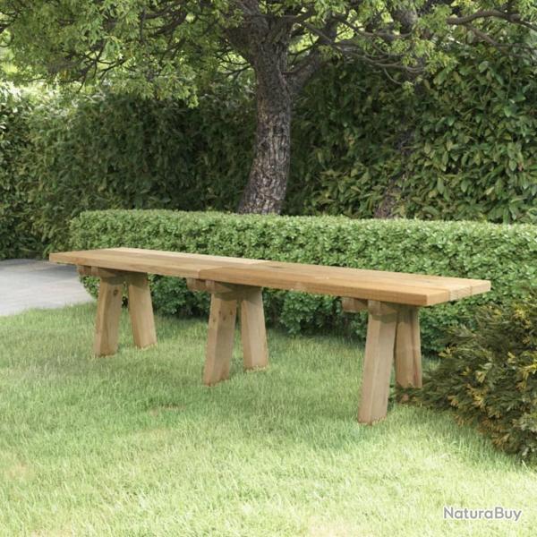 Banc de jardin 160 cm bois de pin massif imprgn