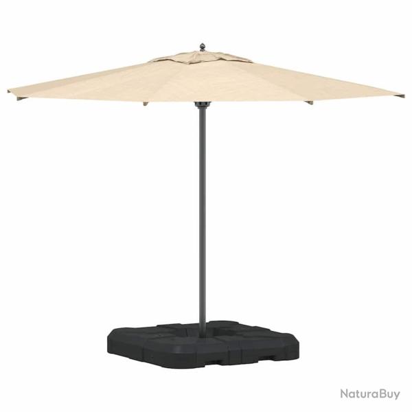 Ensemble de base de parapluie en 2 pices : 110 kg de sable ou 70 kg d'eau