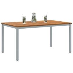 Table de jardin 150 x 90 x 75 cm en acacia massif et m&eacute;tal