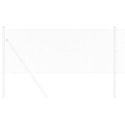 Cl&ocirc;ture Hexagonale Grise Argent 0.4 x 25 m Acier galvanis&eacute;