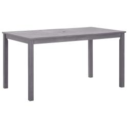 Table de jardin D&eacute;lavage gris 140x80x74 cm Bois d'acacia massif