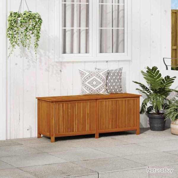 Bote de rangement de jardin 150x50x58 cm Bois d'acacia solide