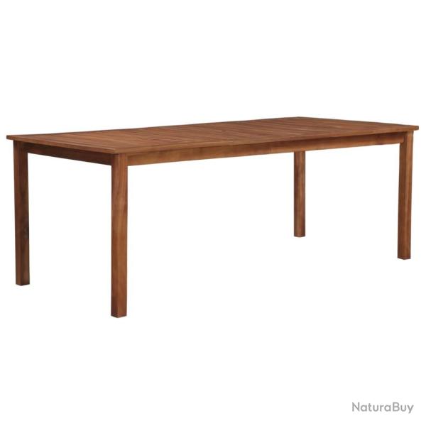 Table de jardin 200x100x74 cm Bois d'acacia massif