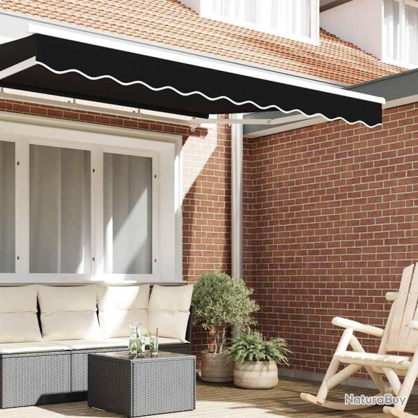 Bande de auvent rouge Noir 2.8x0.2 m Polyester