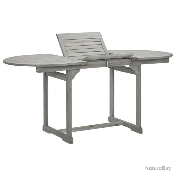 Table  dner de jardin (120-170)x80x75 cm Bois d'acacia massif