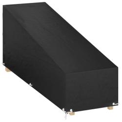 Housse de chaise longue 12 oeillets 200x65x35/60 cm poly&eacute;thyl&egrave;ne