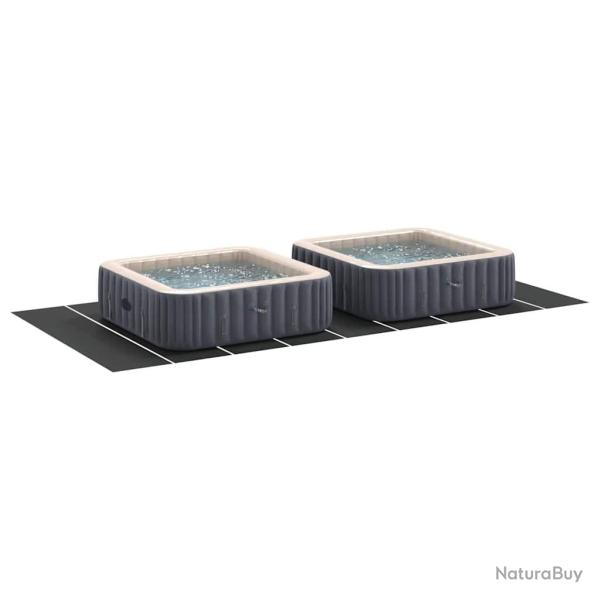 Couvre-piscine Rectangulaire Noir Plastique 999 x 500 cm