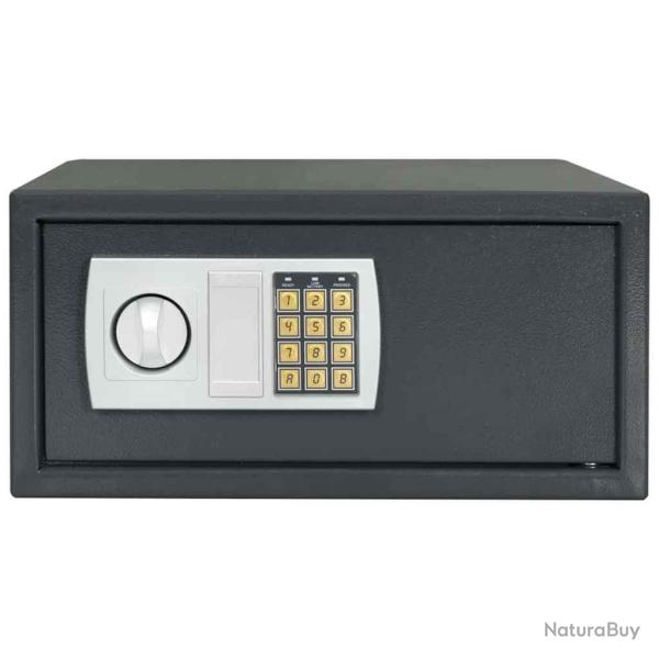 Coffre-fort num�rique �lectronique Gris fonc� 42x37x20 cm Acier