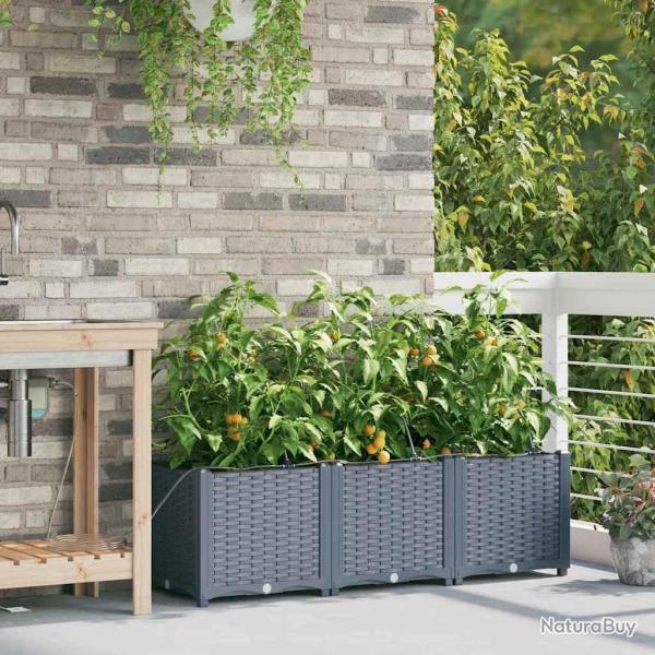 Jardini�res de jardin 1 pc Gris clair 120 x 40 x 37.5 cm