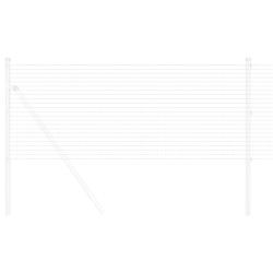 Cl&ocirc;ture en fil soud&eacute; Argent 0.6 x 50 m