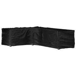 Housse de salon de jardin en forme de L 16 oeillets 210x260x80cm