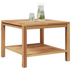 Table basse Marron 60 x 60 x 45 cm Bois de teck solide