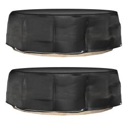 Housses pour salon &icirc;lot 2 pcs 10 oeillets &Oslash;236x67 cm rond