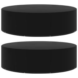 Housses de salon de jardin 2 pcs 10 oeillets 205x90 cm