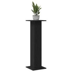 Support de plante 2 pcs Ch&ecirc;ne noir 30x30x95 cm Bois d'ing&eacute;nierie