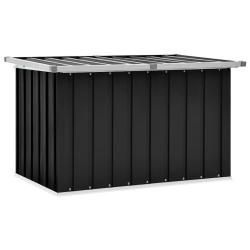 Bo&icirc;te de rangement de jardin Anthracite 109x67x65 cm