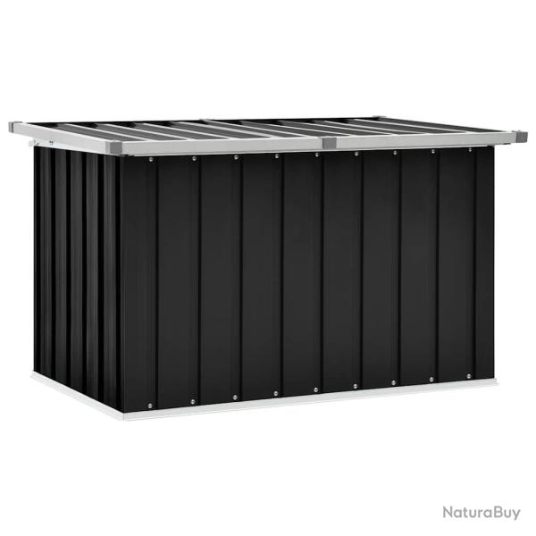 Bote de rangement de jardin Anthracite 109x67x65 cm