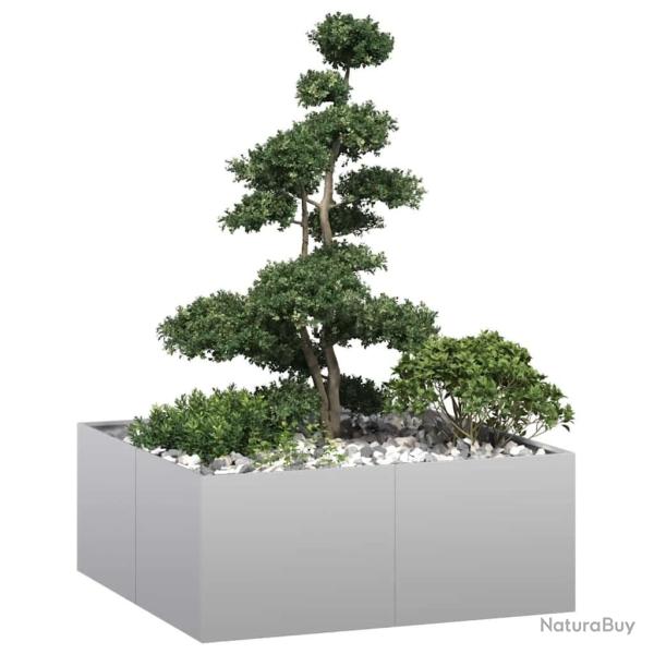 Jardini�re 100x100x40 cm acier galvanis�