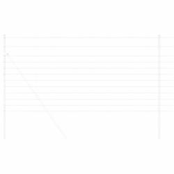 Cl&ocirc;ture de champ 1,2x50 m en acier galvanis&eacute;