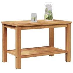 Table basse Marron 70 x 40 x 45 cm Bois de teck solide