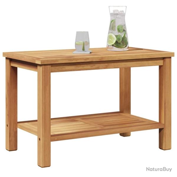 Table basse Marron 70 x 40 x 45 cm Bois de teck massif
