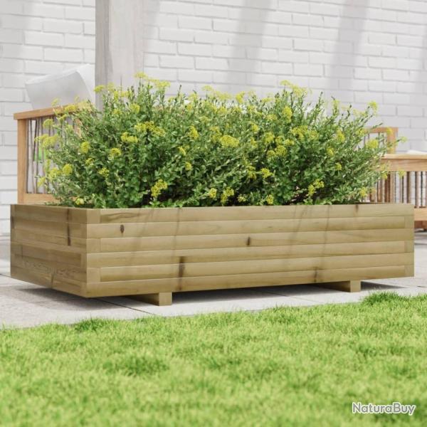 Jardini�re 110x60x26,5 cm bois de pin impr�gn�