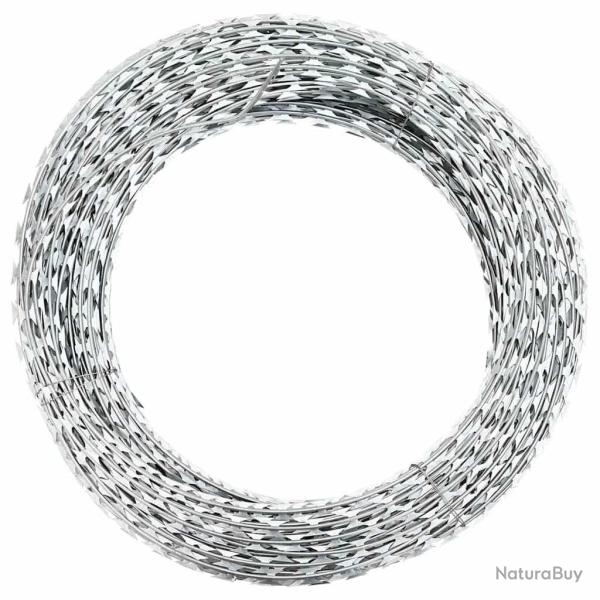 Fil barbel� BTO-22 concertina acier galvanis� 150 m