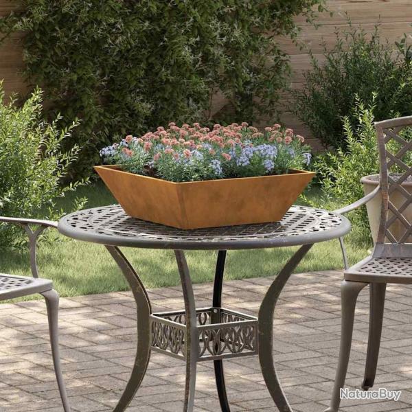 Bacs � plantes de jardin , 5 pcs, 50x50x15 cm en acier corten.