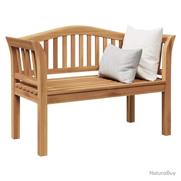 banc Marron 120 x 53,5 x 85 cm Bois de teck massif
