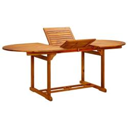 Table de jardin (150-200)x100x75 cm Bois d'acacia massif