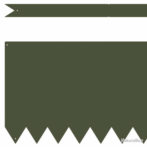 Bordures de jardin 20 pcs Vert olive 100x0,5x30 cm Plastique