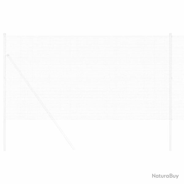 Cl�ture en fil m�tallique soud� 0.4x10 m en acier galvanis�