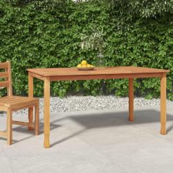 Table &agrave; d&icirc;ner de jardin 150x90x75 cm bois massif de teck