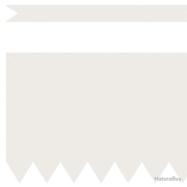 Bordures de jardin 20 pcs Blanc 100x0,5x30 cm Acier