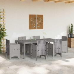 Table de Jardin Gris clair 200 x 100 x 73 cm polyrotin
