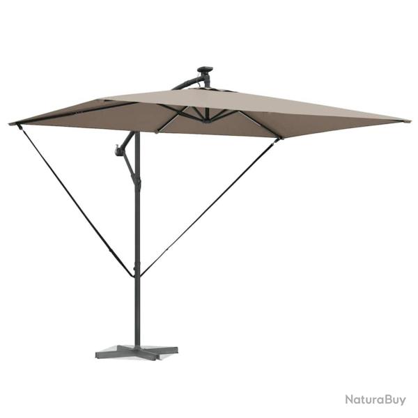 Parasol banane  mt dport Taupe 294 x 200 x 254 cm