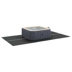 Couverture de piscine rectangulaire Noir Plastique 420 x 220 cm