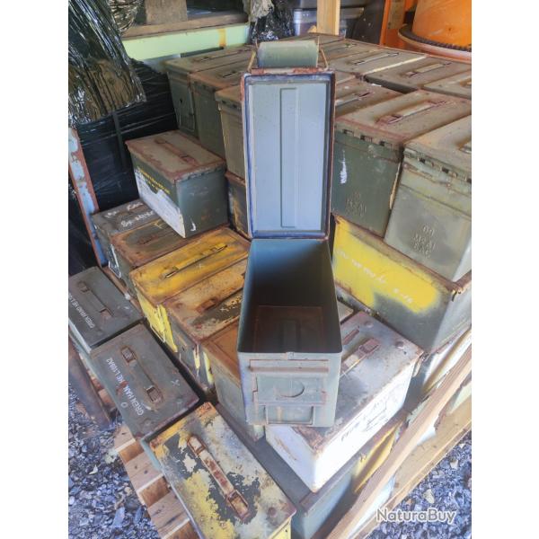 Lot de 10 Caisses a munitions