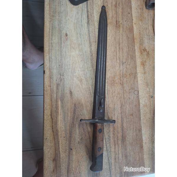 Ba�onnette CARCANO 1891 ROCCA 1942 avec fourreau acier