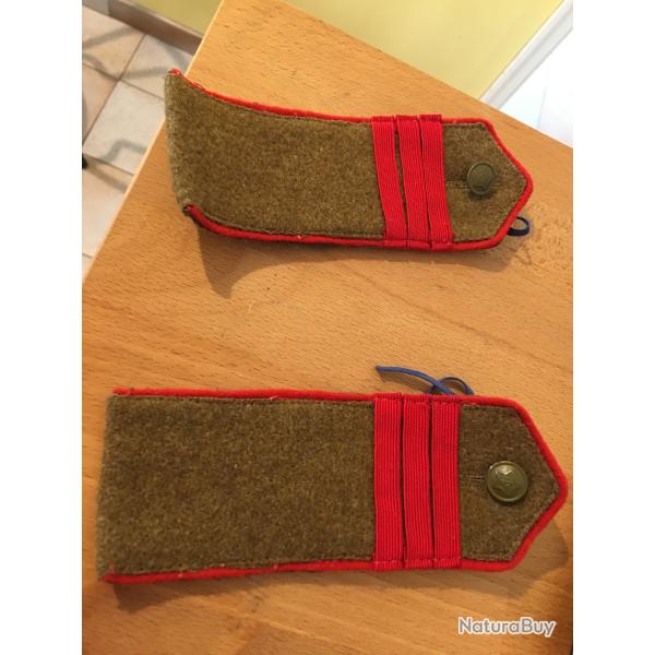 epaulettes de sergent russe type ww2