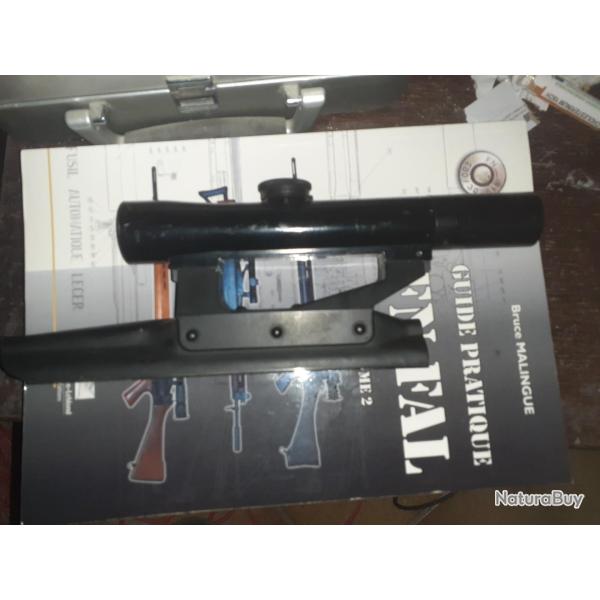 Lunette   militaire FAL 4x28 fabrication FN