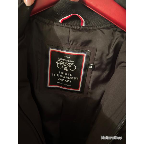 Veste bomber noir neuf jamais port� taille M  le temps des cerises