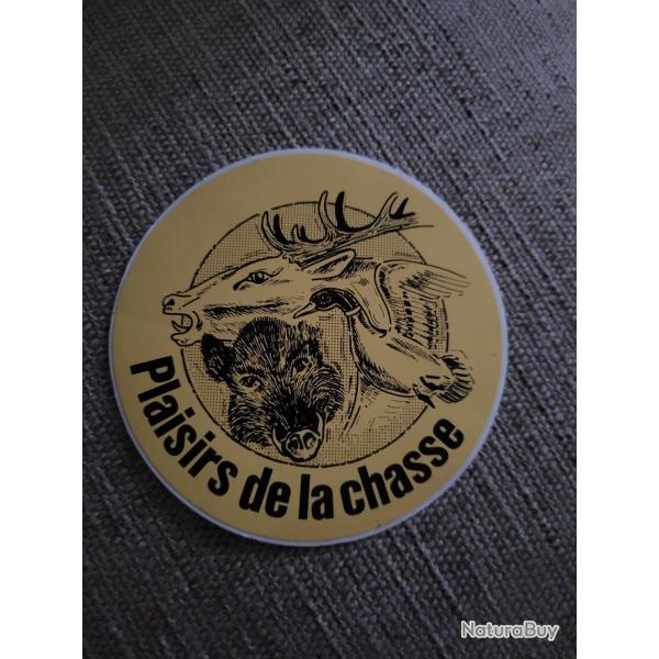 Autocollant chasse,  plaisir de la chasse