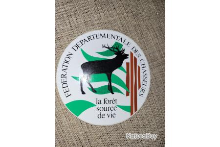 Magnifique autocollant Fédération Départementale des chasseurs des