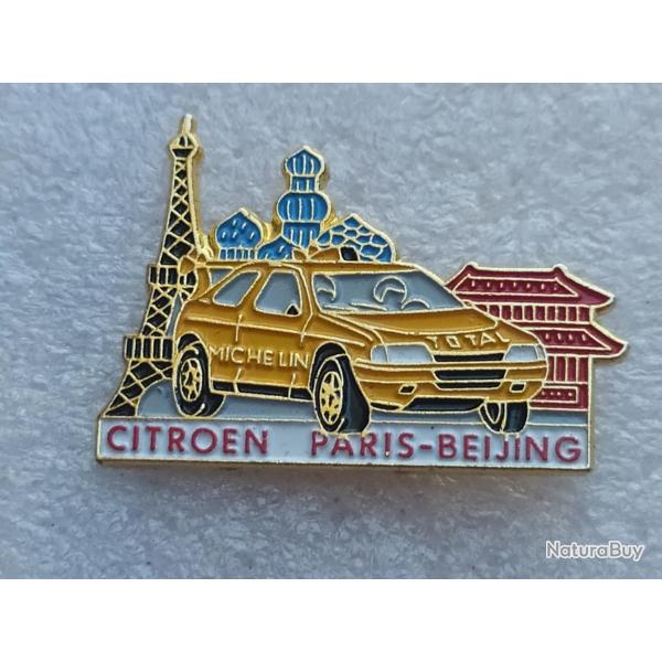 PINS VOITURE MARQUE CITROEN RALLYE PARIS BETJING