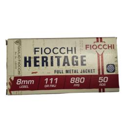 Munitions FIOCCHI Cal 8mm Lebel - 111 GR FMJ boite de 50