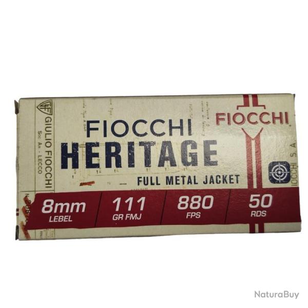 Munitions FIOCCHI Cal 8mm Lebel - 111 GR FMJ boite de 50