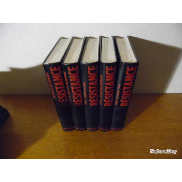 LIVRE RESISTANCE D ALAIN GUERIN . LES 5 TOMES